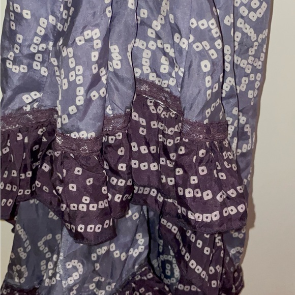 Embellished Purple Spaghetti Strap Dress - Picture 3 of 11